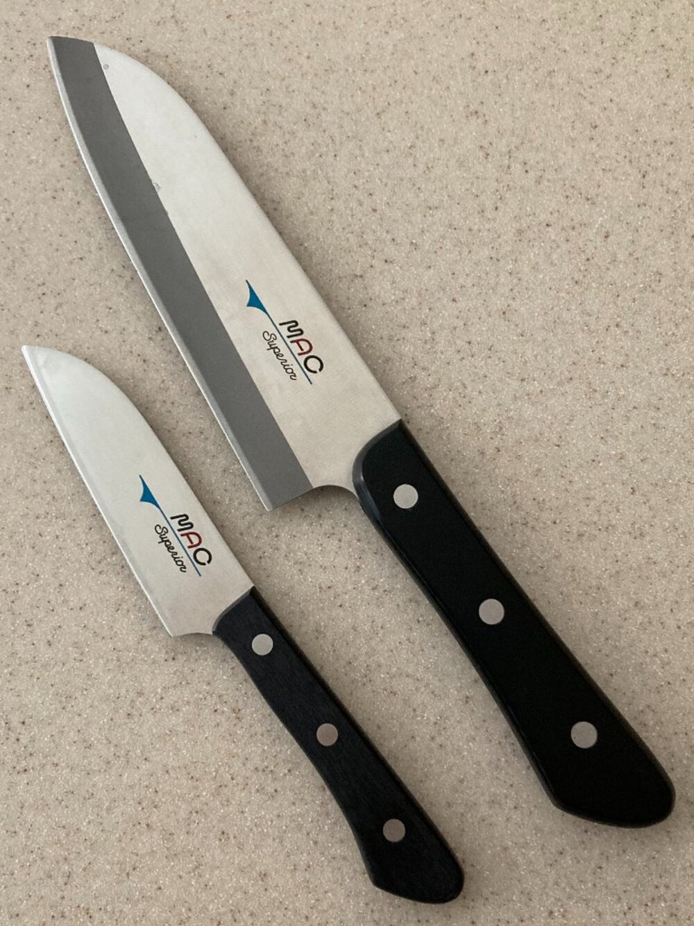 MAC Knife Superior Series 2 PCS Japanese Set 4" Paring & 6.5" Santoko